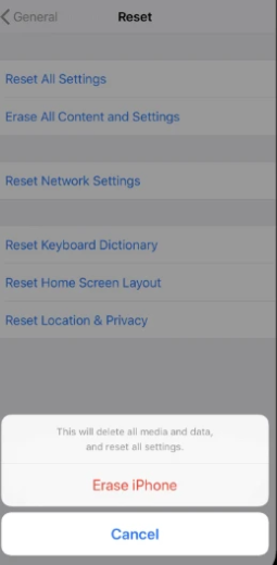 شرح كيفية إعادة ضبط المصنع للايفون Reset iPhone 4