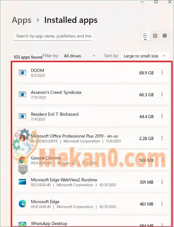 كيفية التحقق من مساحة القرص وإدارتها بالكامل ويندوز 11 14 كيفية التحقق من مساحة القرص وإدارتها بالكامل ويندوز 11 14