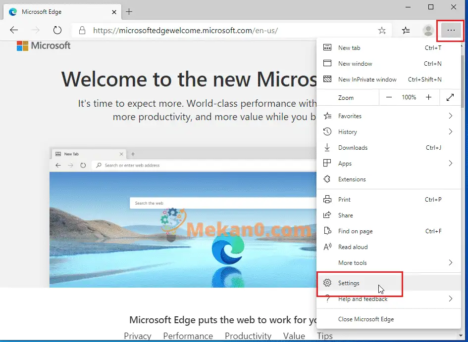 كيفية تمكين الوضع الداكن Microsoft Edge على ويندوز 10 2 كيفية تمكين الوضع الداكن Microsoft Edge على ويندوز 10 2