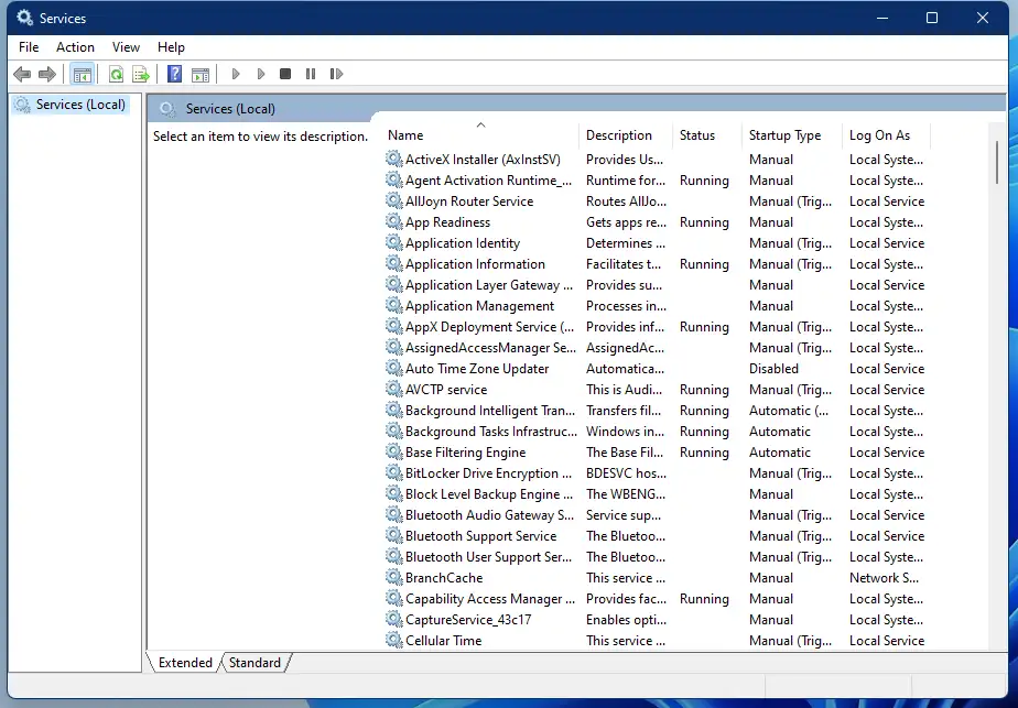 Come Abilitare O Disabilitare I Servizi In Windows 11 Mekano Tech Come Abilitare O Disabilitare I Servizi In Windows 11 Mekano Tech