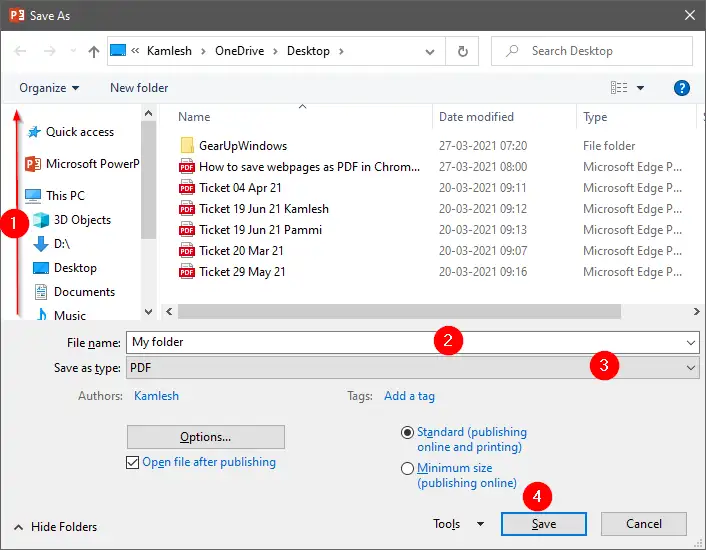 كيفية حفظ ملف pdf عن طريق مايكروسوفت اوفيس Microsoft Office 13