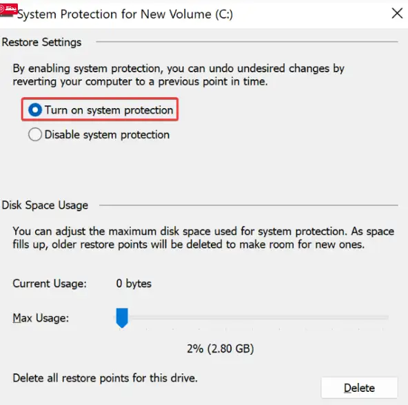 كيفية تمكين وإنشاء نقطة استعادة في Windows 11؟ 6