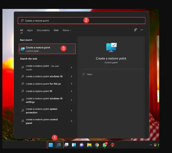 كيفية تمكين وإنشاء نقطة استعادة في Windows 11؟ 9