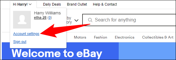 كيفية تغيير اسم مستخدم eBay الخاص بك 2