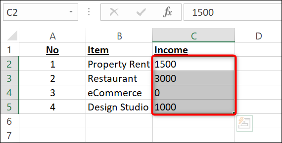 كيفية استخدام تنسيق رقم المحاسبة في Microsoft Excel 7
