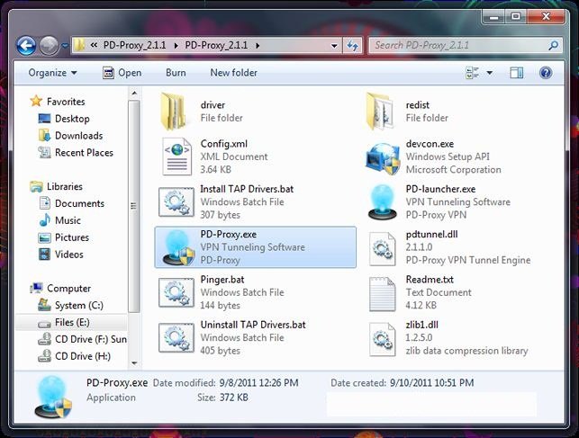 كيفية إعداد PD-Proxy واستخدام الإنترنت المجاني 3 كيف تستخدم برنامج PD-Proxy