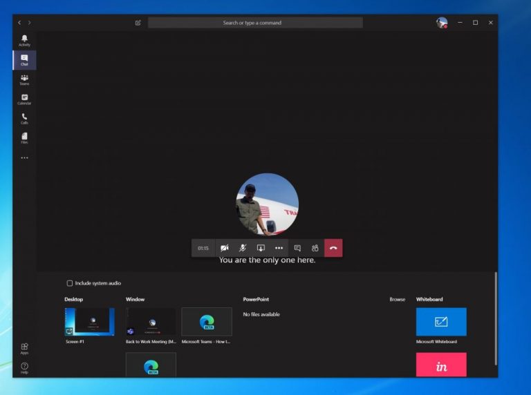 كيفية مشاركة شاشتك في فرق Microsoft