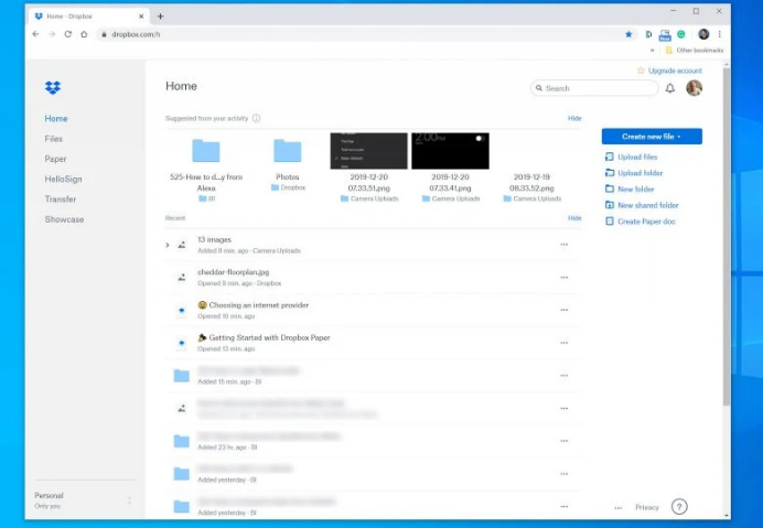 تحميل برنامج Dropbox للتخزين السحابى احدث اصدار للكمبيوتر 3