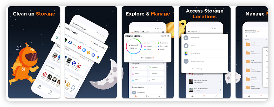 تطبيق ASTRO File Manager