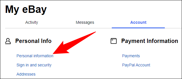 كيفية تغيير اسم مستخدم eBay الخاص بك 3