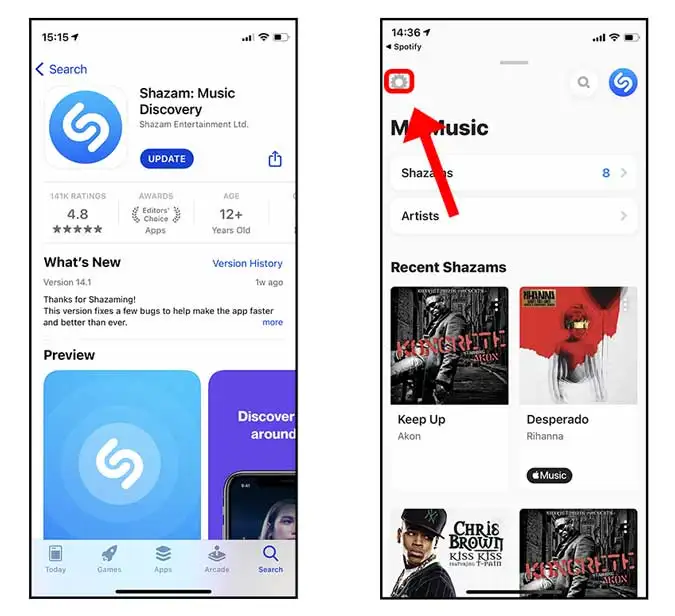 كيفية استخدام Shazam لتشغيل موسيقى Spotify بدلاً من Apple 4