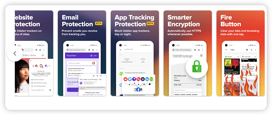 Браузер конфиденциальности DuckDuck Go