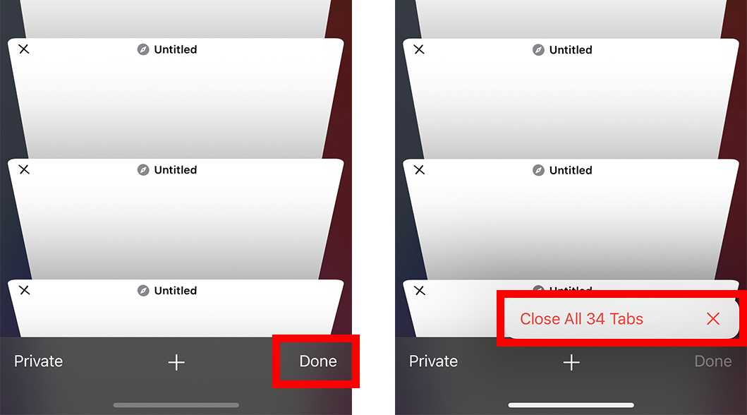 Как закрыть все вкладки на айфоне сафари