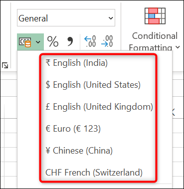 كيفية استخدام تنسيق رقم المحاسبة في Microsoft Excel 5