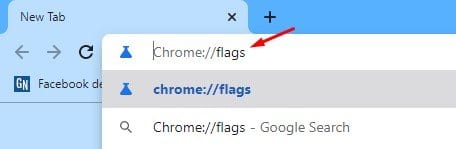 اكتب "Chrome: // flags"