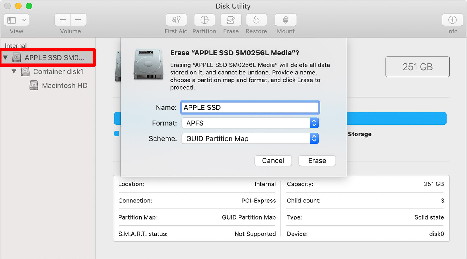 كيفية إعادة تعيين محرك أقراص SSD الخاص بجهاز كمبيوتر Mac ومحو بياناته 6