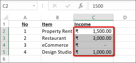 كيفية استخدام تنسيق رقم المحاسبة في Microsoft Excel 11