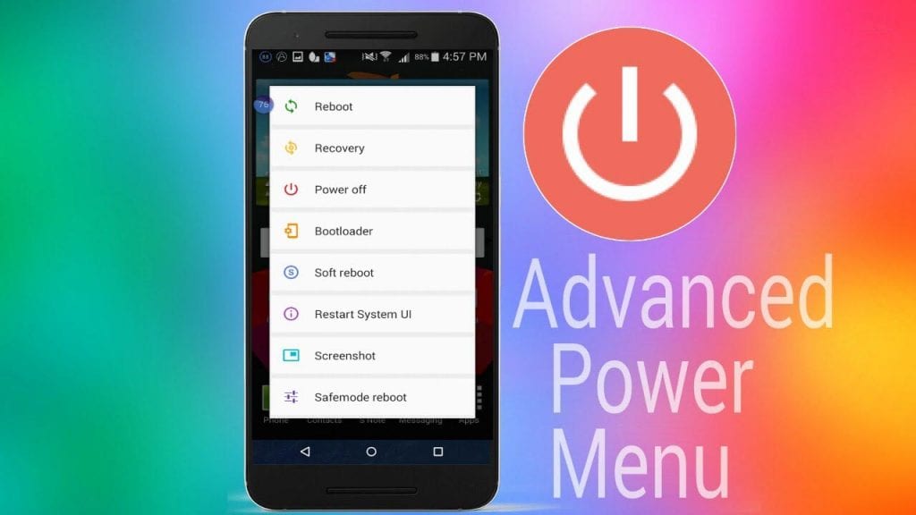 Tilpass Android Shutdown Menu med flere alternativer