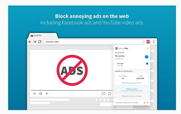 أفضل 10 إضافات لـ جوجل كروم في عام 2022 2023 تستحق التجربة 7 Adblock زائد