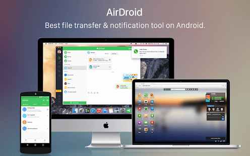 AirDroid tagong op ôfstân en bestân