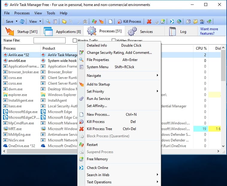 Мощные альтернативы диспетчеру задач Windows