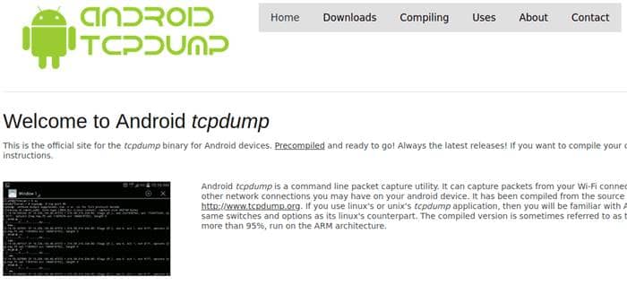 Tcpdump le haghaidh Android