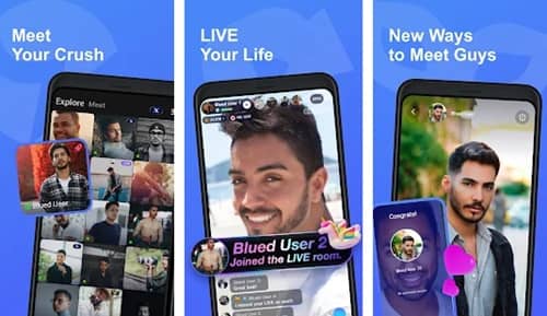 Blued: gay dating en videochat