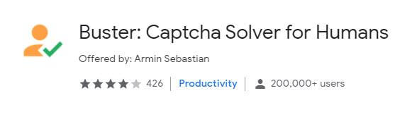 Buster - Captcha Solver за хора