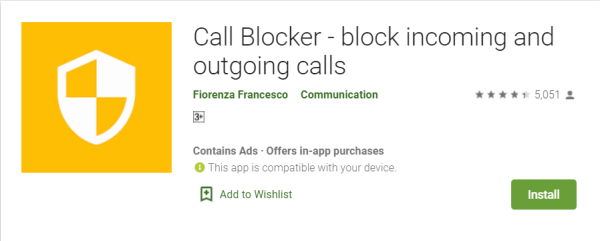 Call Blocker - تماس های ورودی و خروجی را مسدود کنید