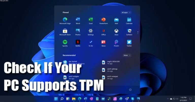 كيفية التحقق مما إذا كان جهاز الكمبيوتر يحتوي على TPM لـ ويندوز 11 3