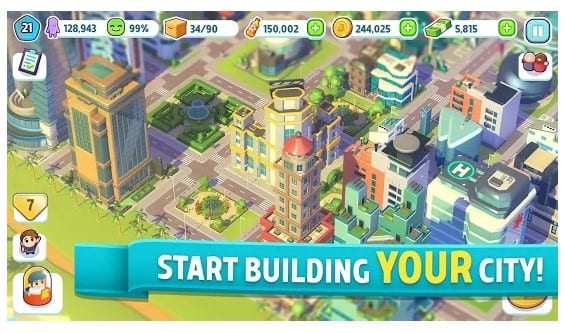 هوس المدينة: لعبة بناء المدينة