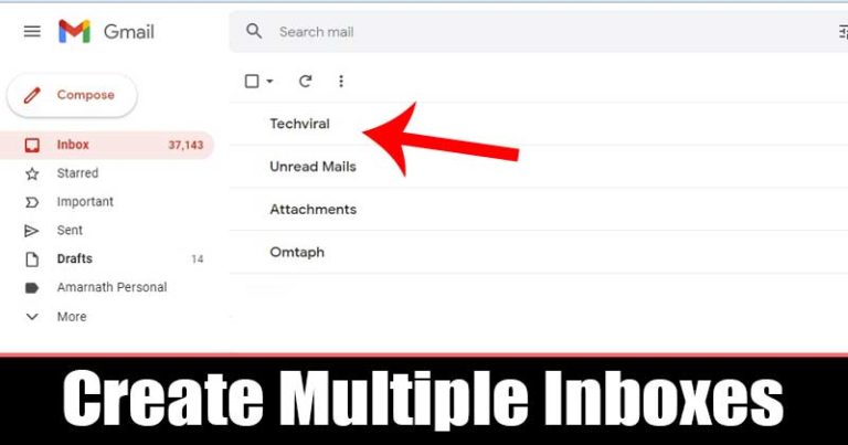 كيفية إنشاء صناديق بريد متعددة في Gmail 2