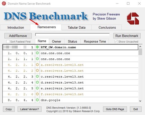 كيفية البحث عن أسرع خادم DNS للكمبيوتر 8