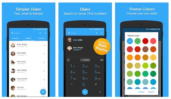 Dialer, telefonu è bluccà chiama è cuntatti da u più sèmplice