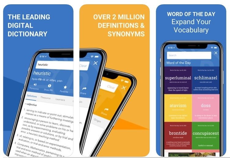 أفضل 10 تطبيقات قاموس للايفون 1