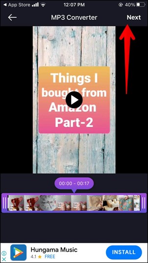 Scarica Instagram Reel Audio Video sull'app Mp3 per iPhone