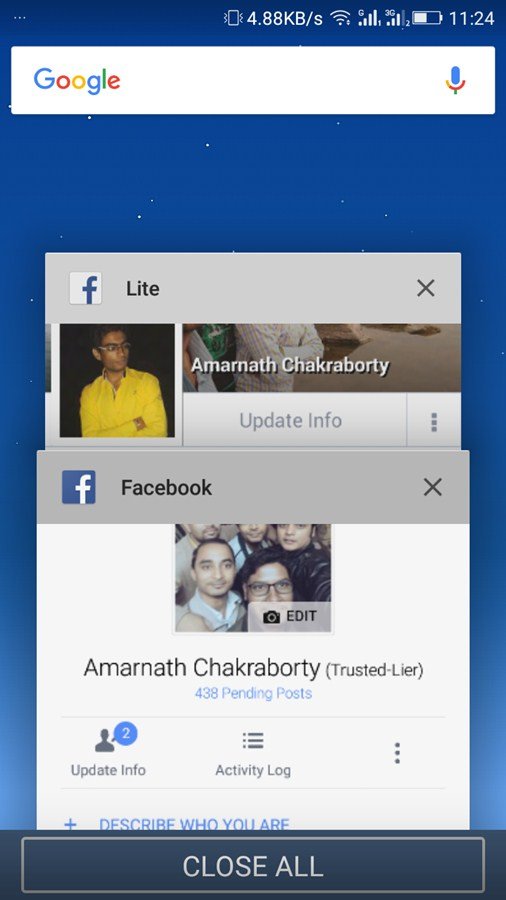 استخدم حسابات Facebook متعددة على Android