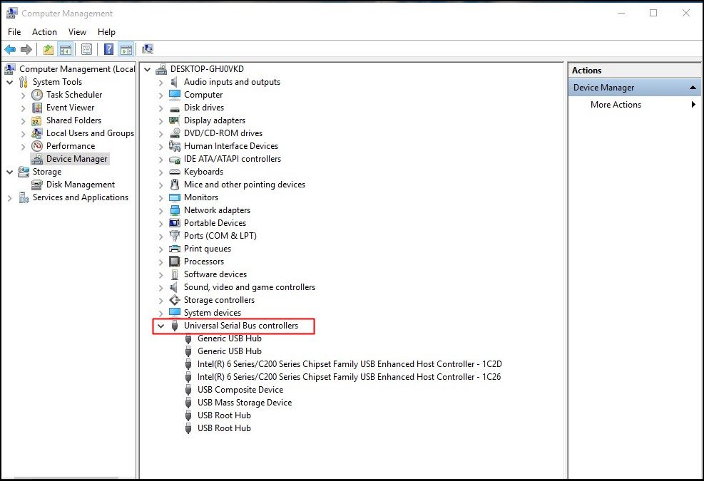 Windows 10 отключает usb порты