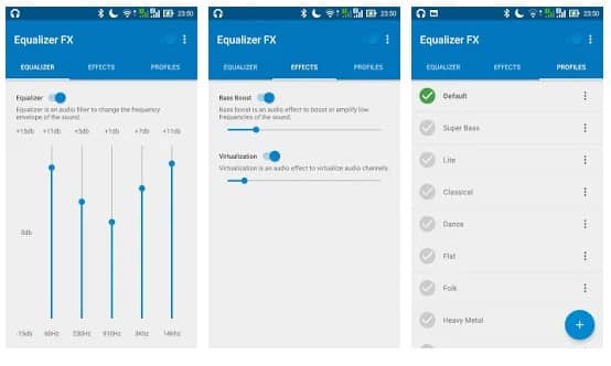 أفضل 10 تطبيقات Equalizer لتعزيز الصوت للاندرويد - 2022 2023 4 المعادل FX