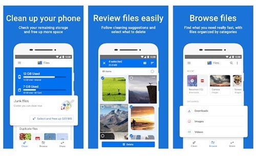 تطبيق Files Go من Google