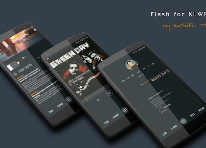 فلاش لـ KLWP