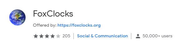 ໂມງໂລກ: FoxClock