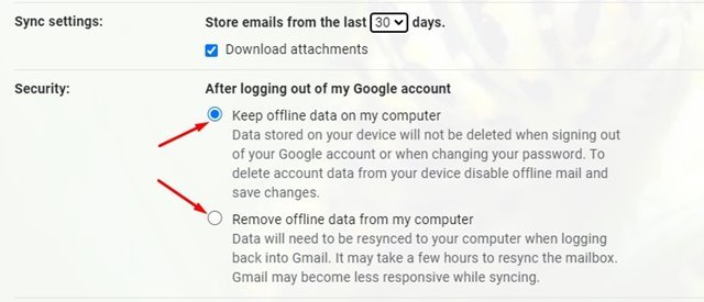 كيفية تمكين واستخدام Gmail Offline في متصفح كروم 7