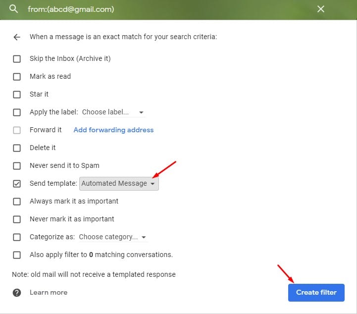 كيفية إعداد رسائل الرد التلقائي في Gmail 6