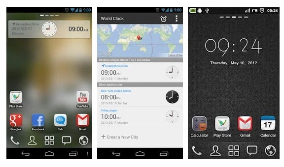 Go Launcher EX الذهاب القطعة على مدار الساعة