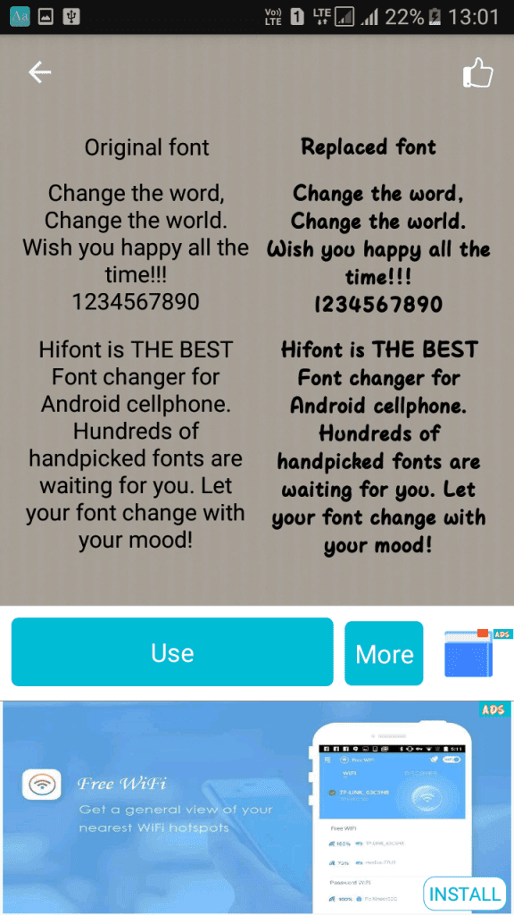 باستخدام HiFont