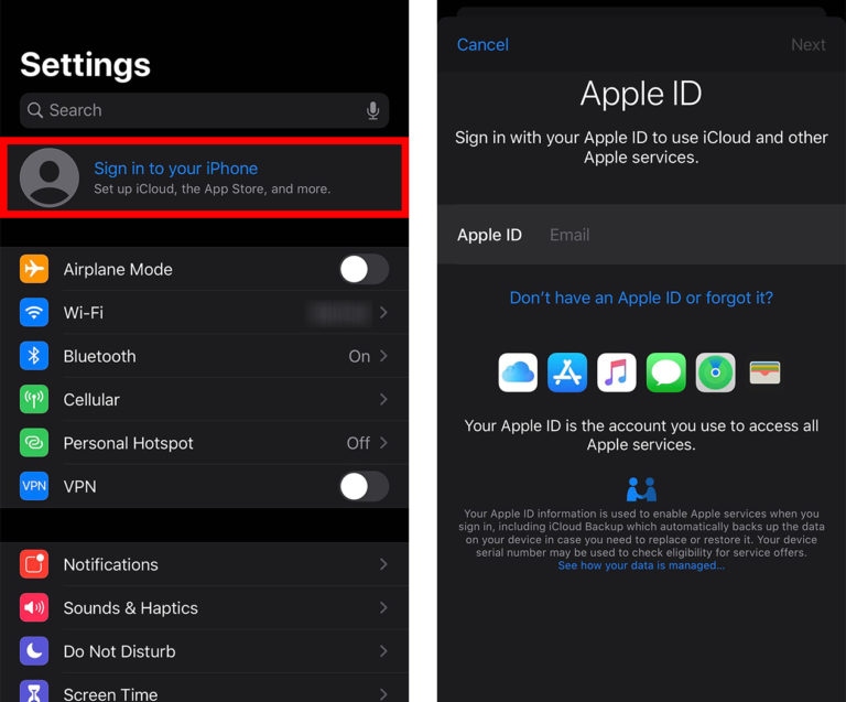 كيفية تغيير Apple ID الخاص بك على الايفون 1