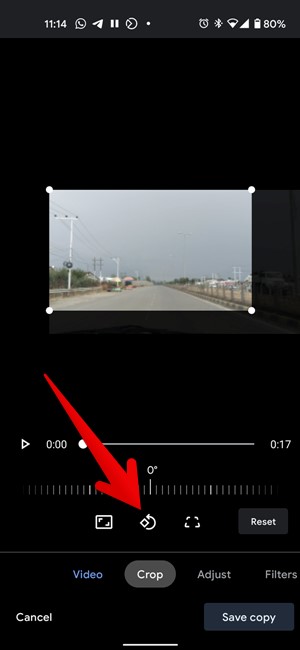 تدوير الفيديو صور جوجل
