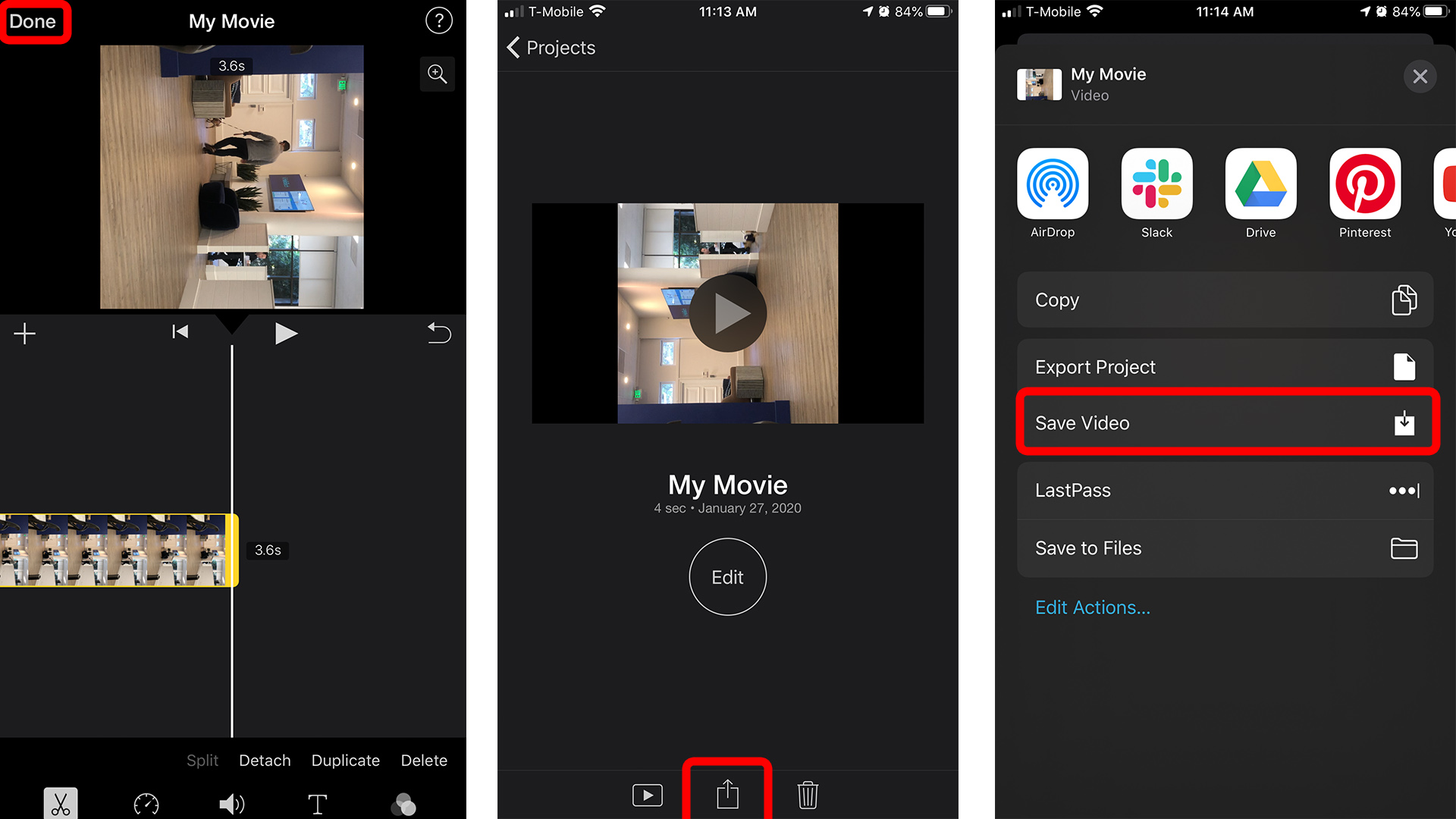 كيفية تدوير مقطع فيديو على iPhone باستخدام iMovie