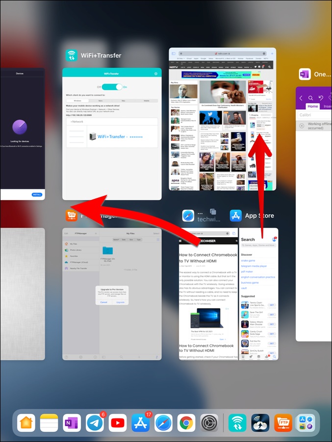 Uklonite aplikacije iz App Switcher iPada